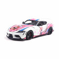 Toyota GR Supra Solido Works Itasha Blanc 2024 1:18