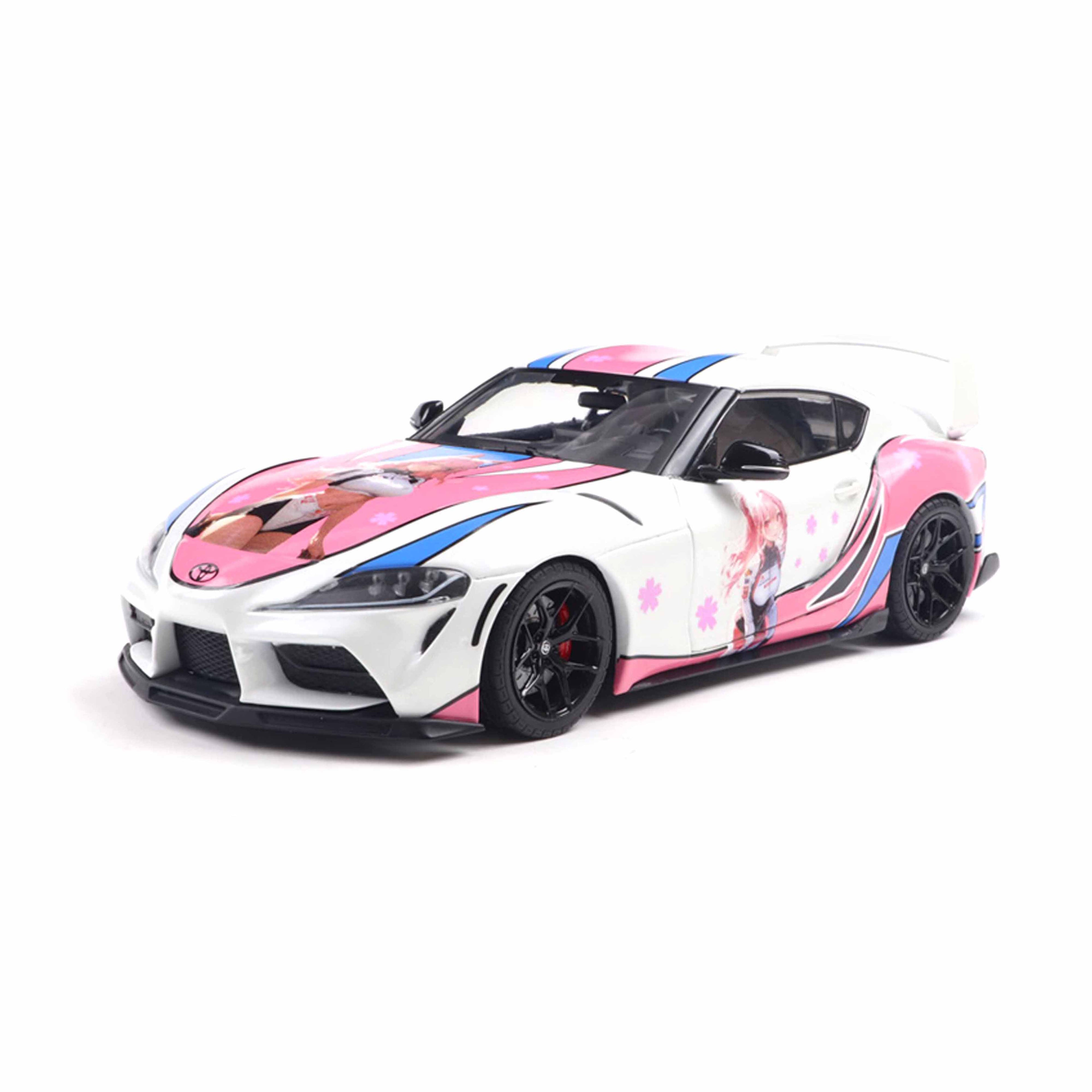 Toyota GR Supra Solido Works Itasha Blanc 2024 1:18