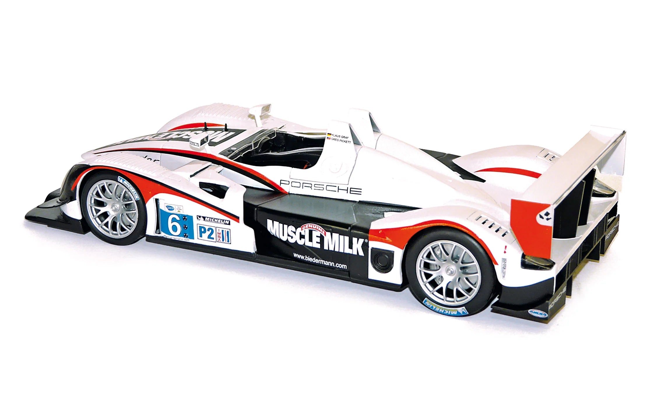 Porsche RS Spyder 2010 N°6 Muscle Milk Team Cytosport 1:18