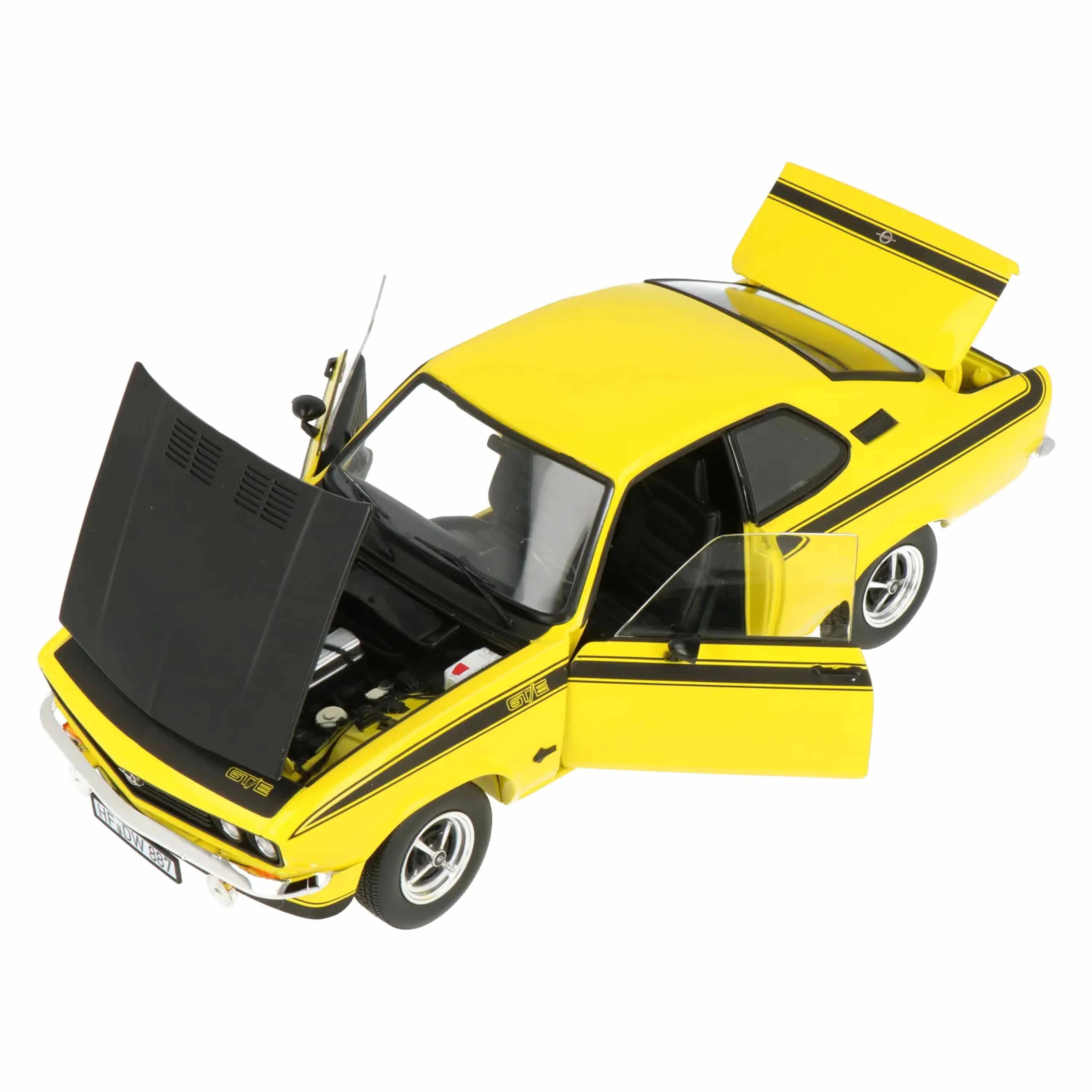 Opel Manta A GT/E 1975 Zitronengelb 1:18