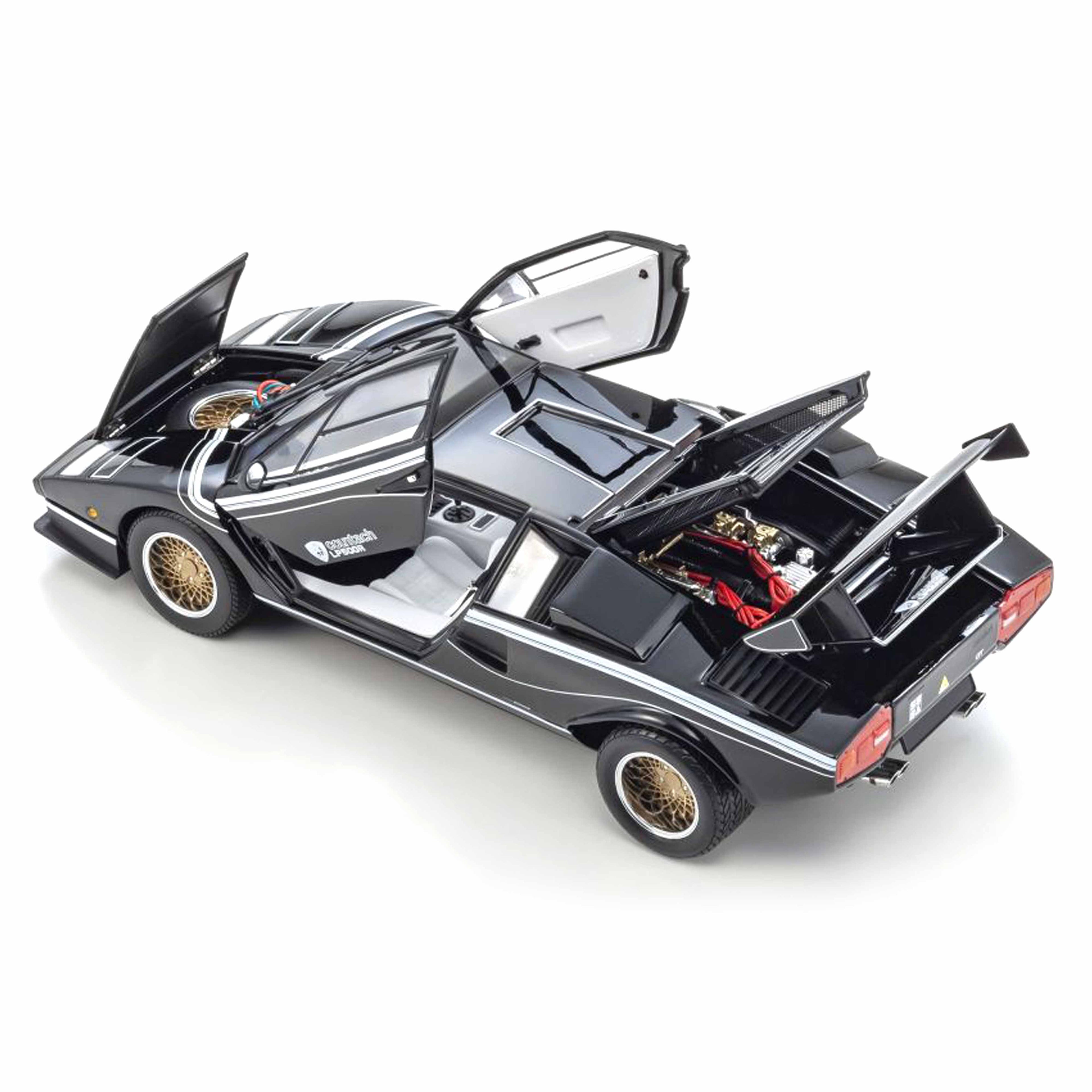 Lamborghini Countach LP5000 Black/White 1:18