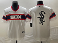 Men's Chicago White Sox White Home Cooperstown Collection Team Jersey1
