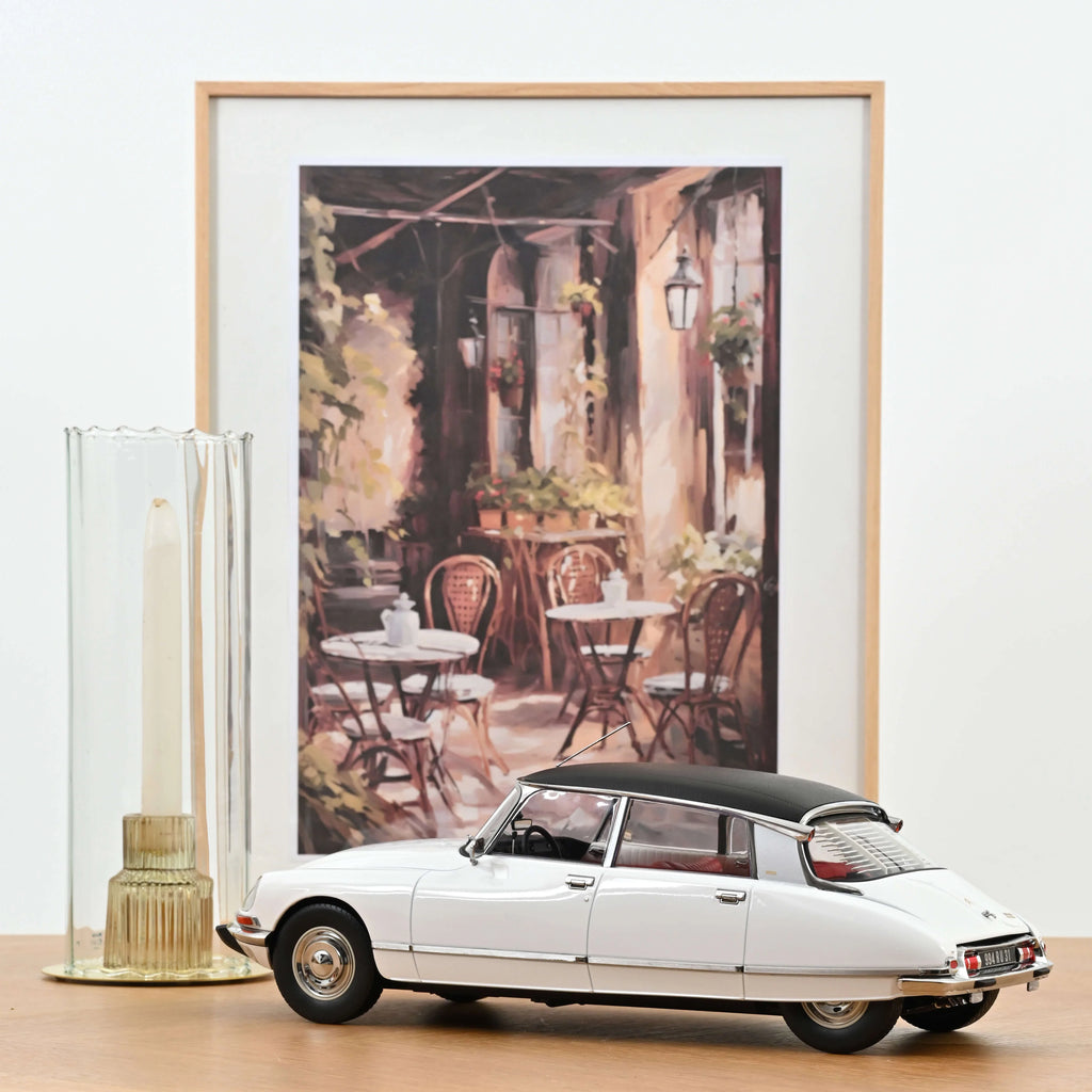 Citroën DS 23 Pallas 1973 White & Black Vinyl roof 1:12 - 200pcs