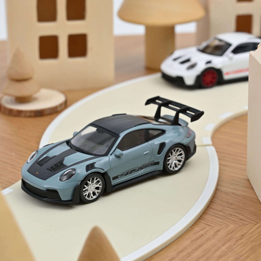 Porsche 911 GT3 RS 2022 Bleu Meissen/Noir Jais - voiture 1:43
