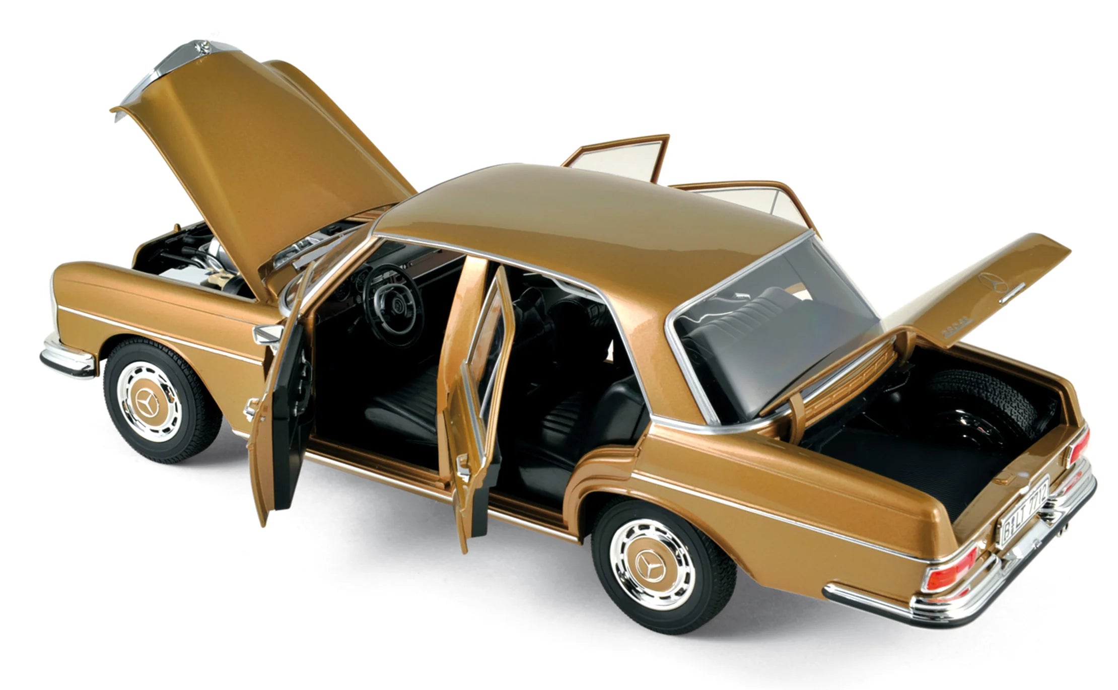 Mercedes-Benz 280 SE Berline 1968 Or Byzance métallisé 1:18
