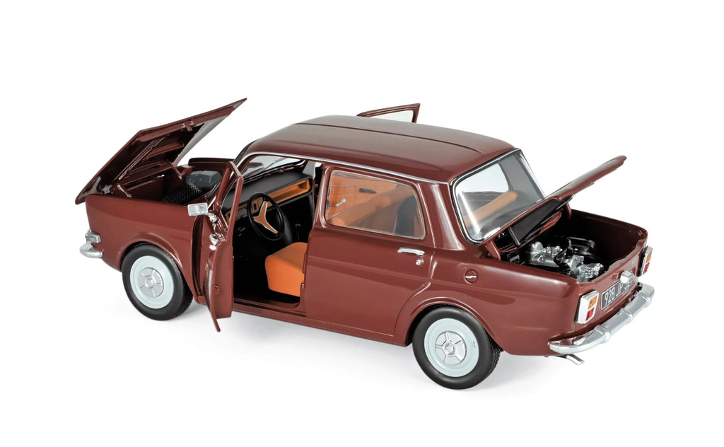 Simca 1000 LS 1974 Amarante Rot 1:18