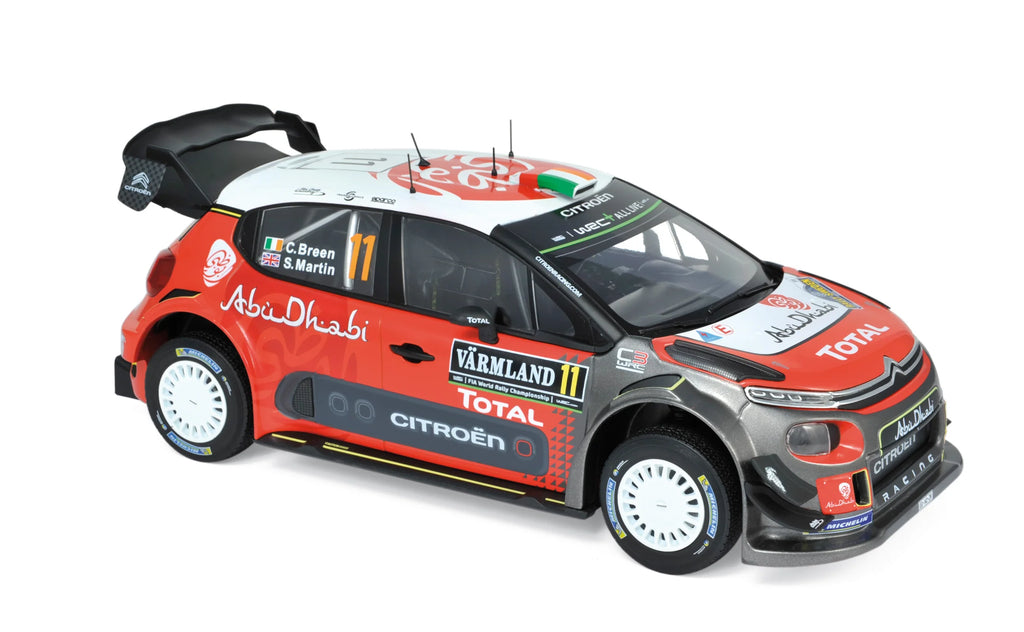 Citroën C3 WRC 2018 Rally Sweden 2018 11 C.Breen/S.Martin 1:18