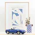 Mazda MX-5 1989 Navy Blue 1:18 - 100pcs