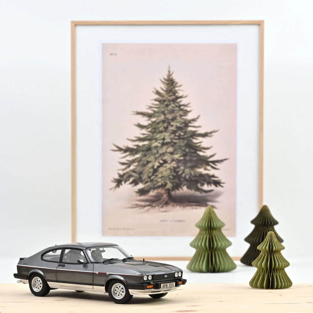 Ford Capri Mk.III 2.8 Injection conduite à droite 1981 Gris graphite métallisé 1:18