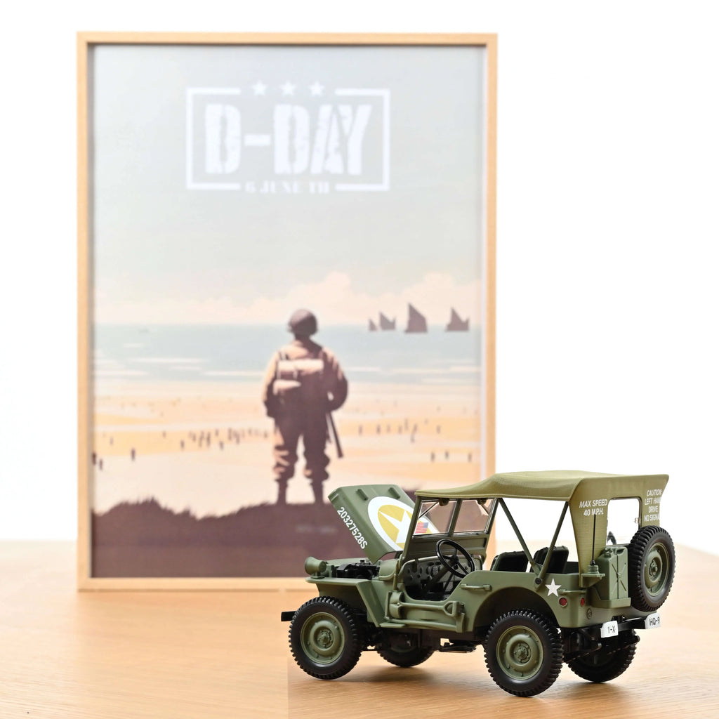 Jeep Army 1944 1st Div Inf HQ 1:18 - 200pcs