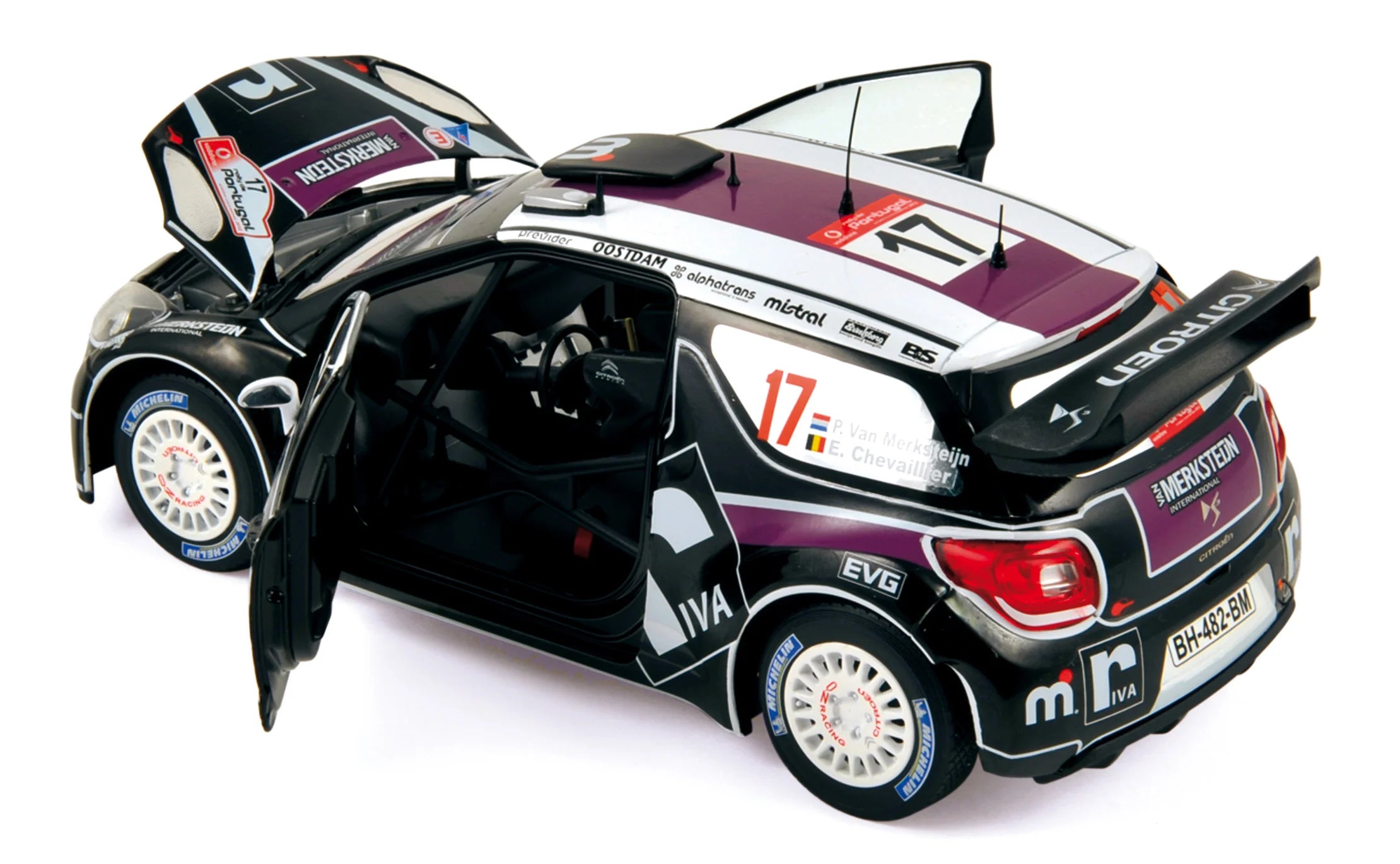 Citroën DS3 WRC 2012 Rally Portugal Merksteijn Jr/Chevailli 1:18