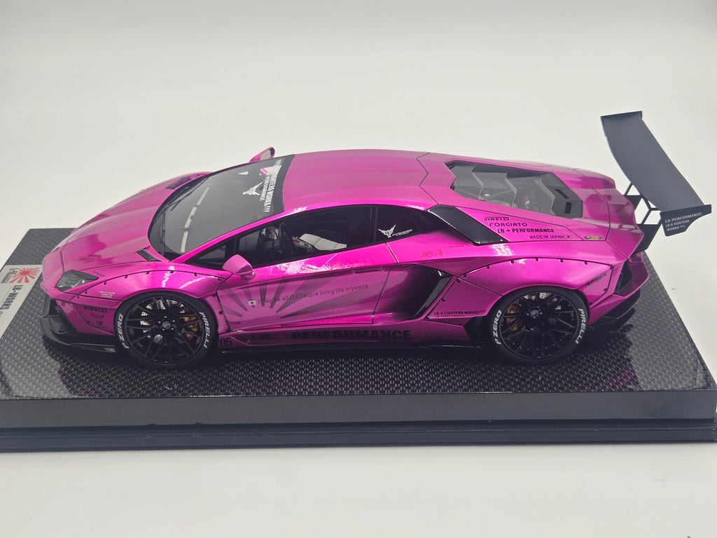 Lamborghini Aventador LP700-4 Liberty Walk Performance, Flash Pink on Carbon Base - Limited 20 pcs by LB Work