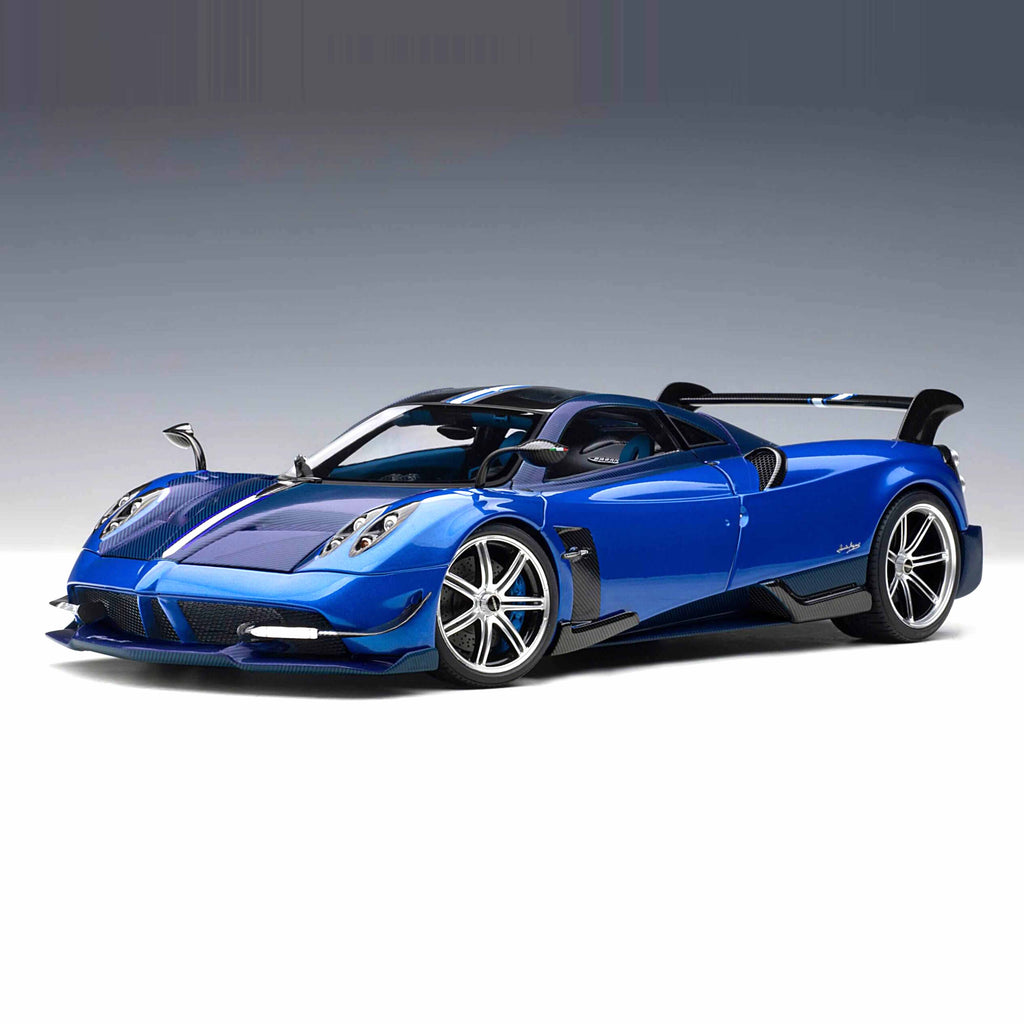 Pagani Huayra BC 2016 Carbone bleu/Carbone 1:18