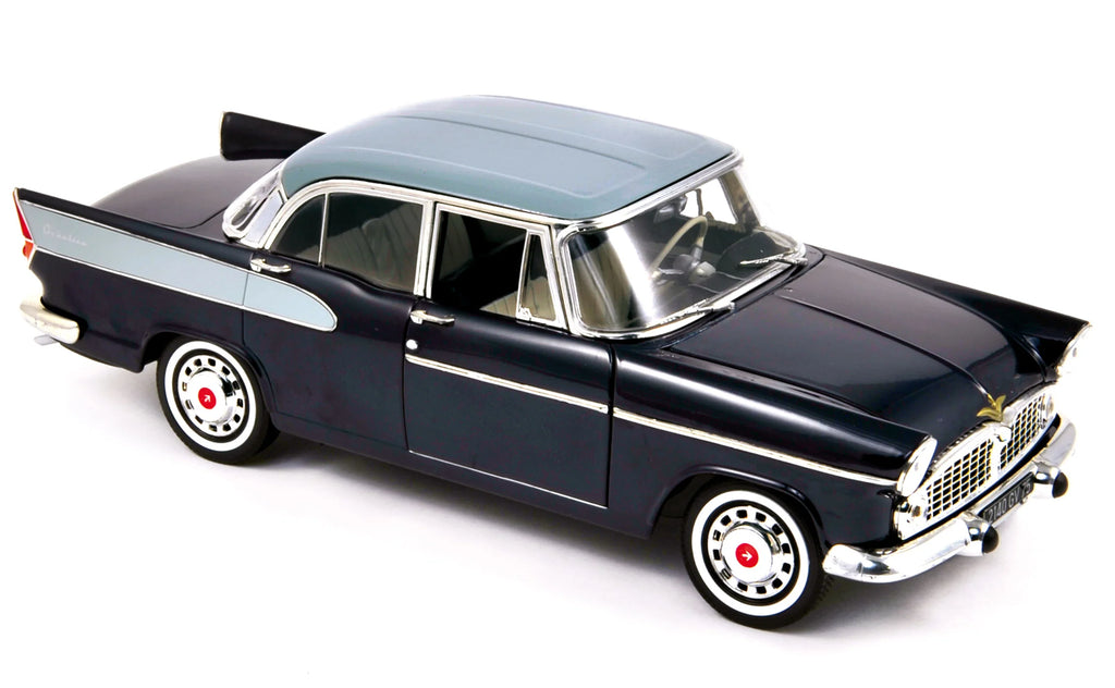 Simca Vedette Beaulieu 1958 Nachtblau & Prinzessinnengrau 1:18