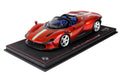 BBR Ferrari Daytona SP3 Icona Metallic Red Magma Italy Stripe - Limited 21 pcs with Display Case