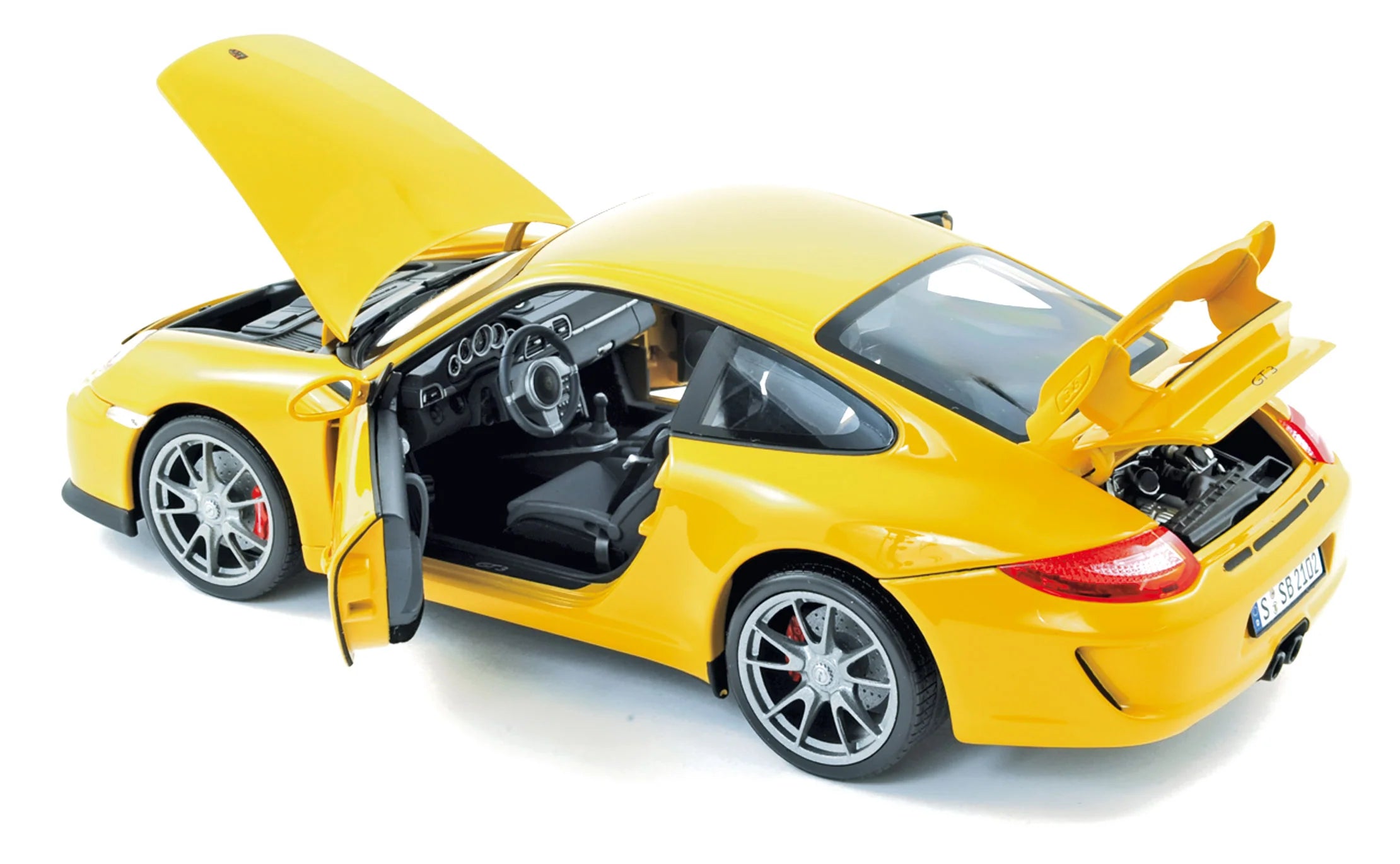 Porsche 911 GT3 2009 Speed Yellow 1:18