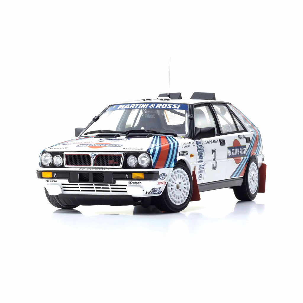 Lancia Delta HF 4WD 1987 Olympus Rally MARTINI ROSSI N°3 1/18