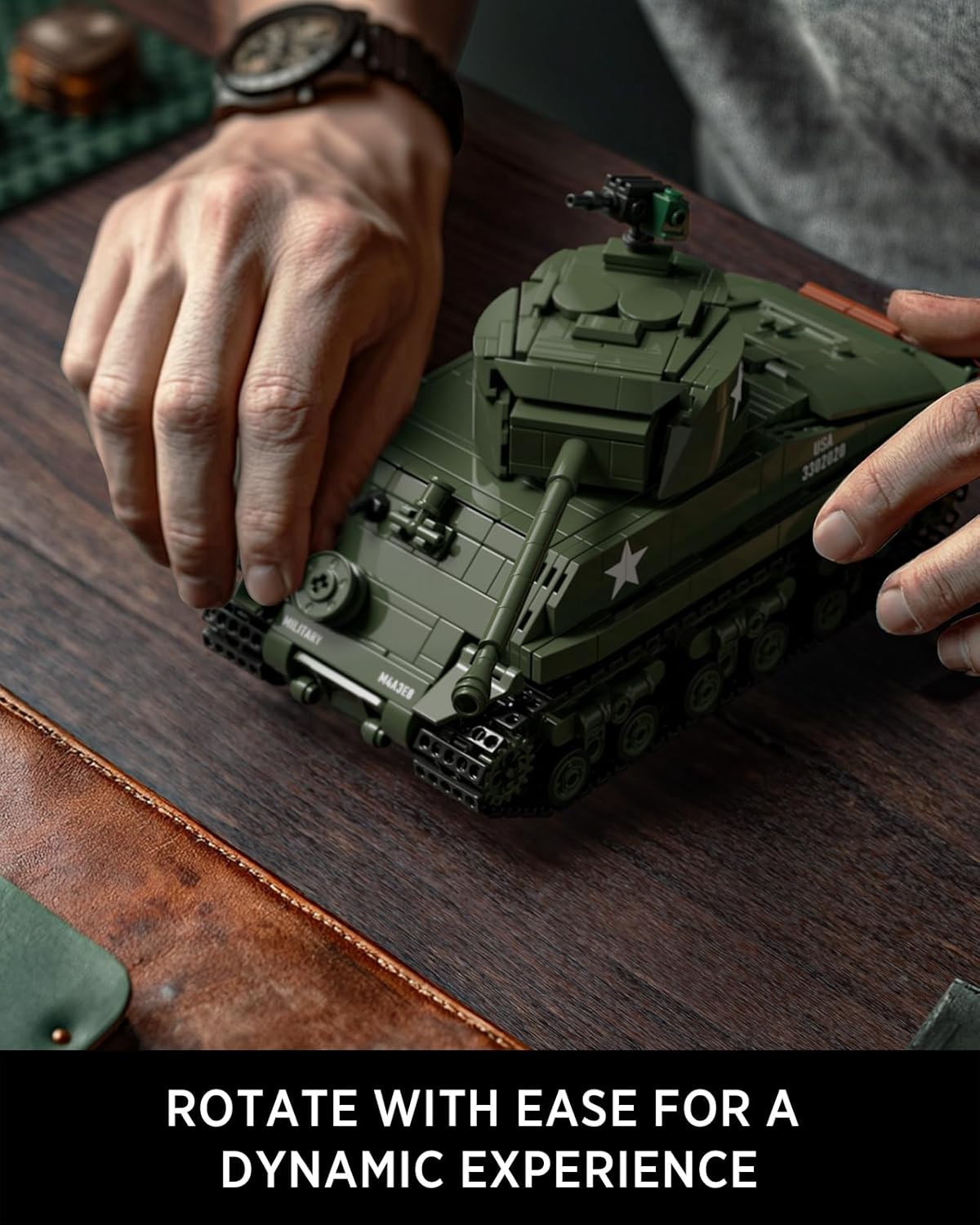 Nifeliz Sherman Military Tank (860 PCS, NF10313)
