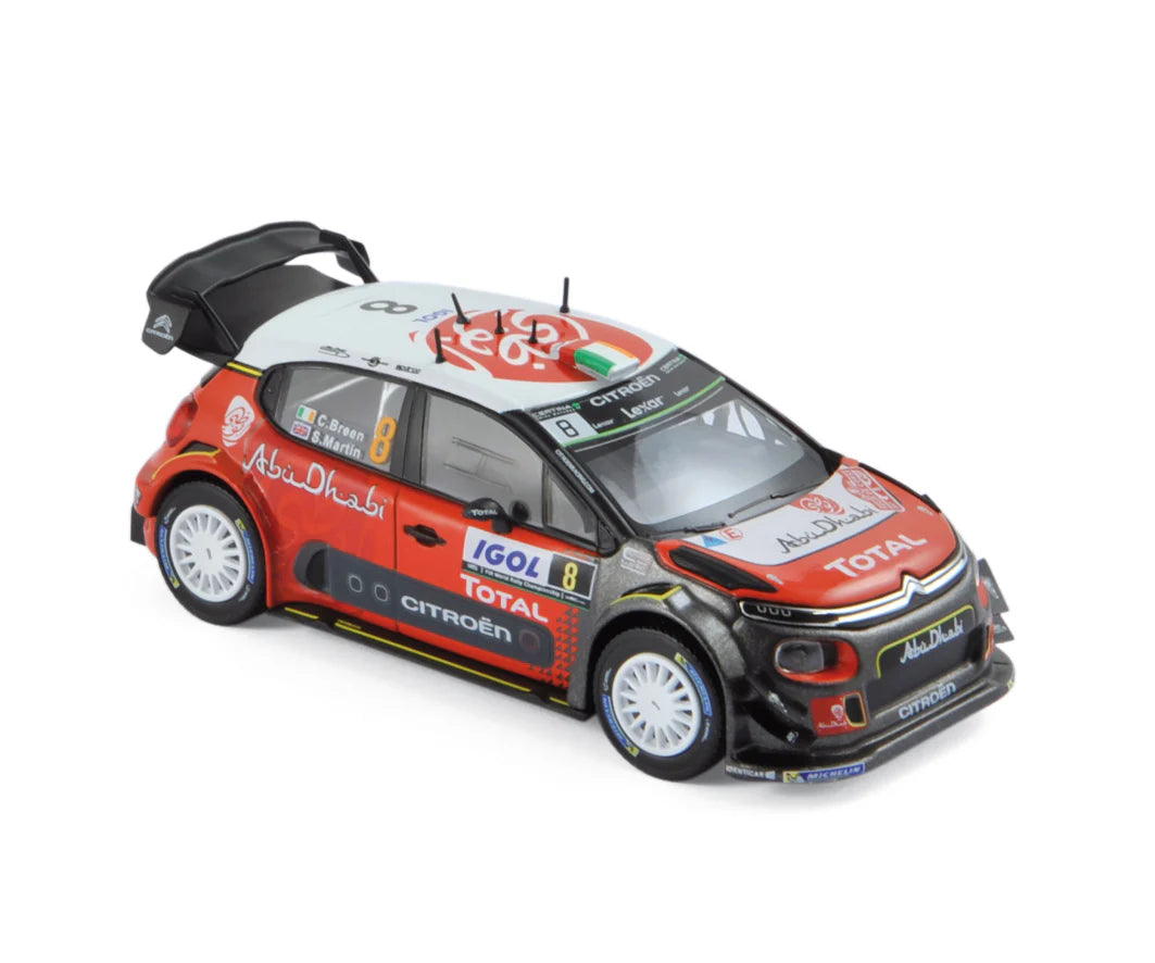 Citroën C3 WRC 2017 Rally Corse 8 C.Breen/S.Martin 1:43