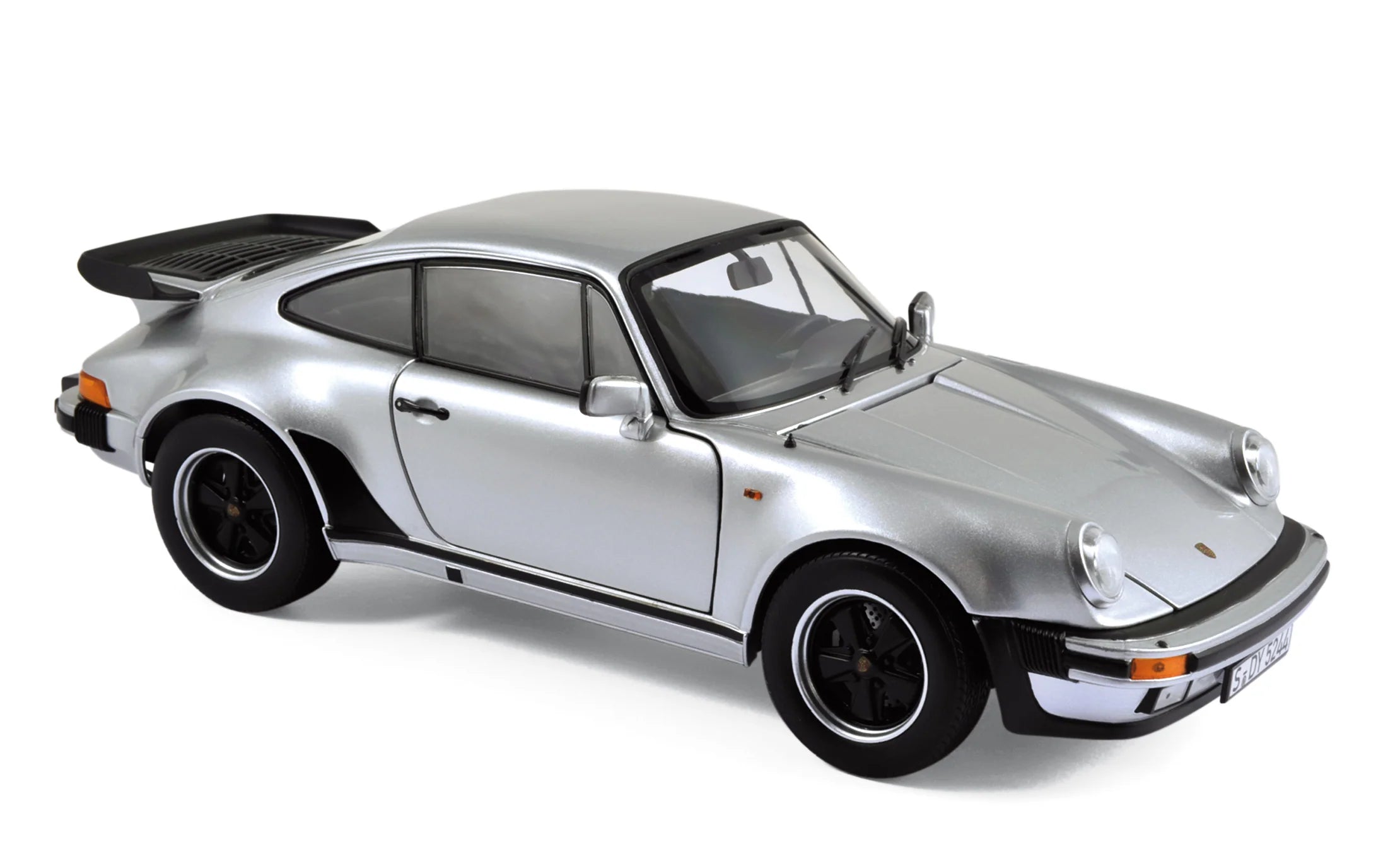 Porsche 911 Turbo 3.3L 1977 Silver 1:18