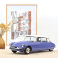 Citroën DS 19 1959 Blue Delphinium and White 1:12