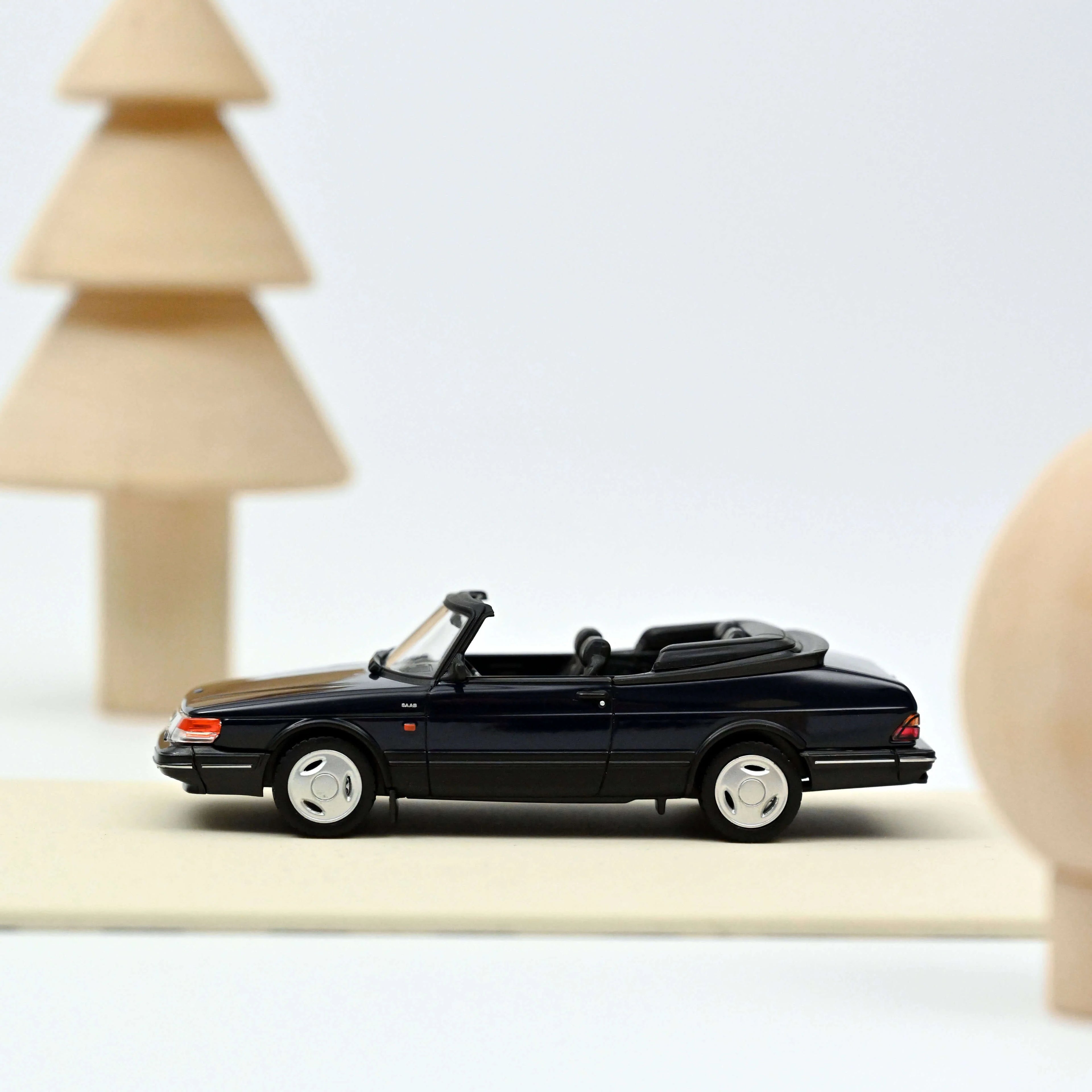 Saab 900 Turbo Cabriolet 1992 Bleu Foncé 1:43