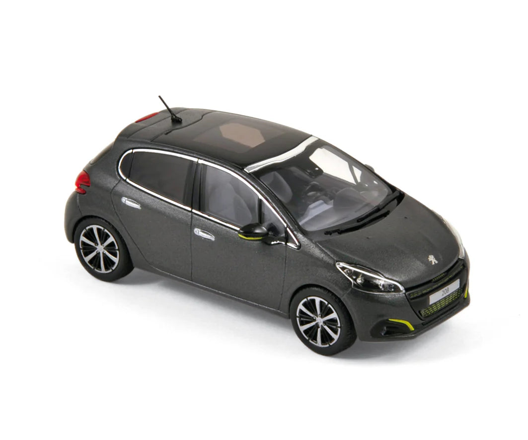 Peugeot 208 2015 Ice Silver Matt 1:43