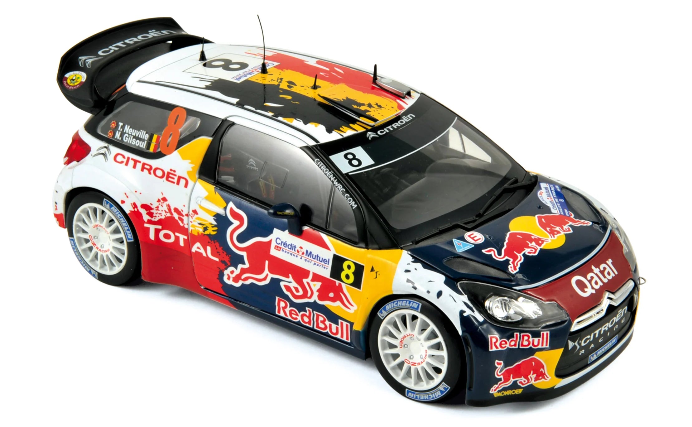 Citroën DS3 WRC 2012 Rally France 8 Neuville/Gilsoul 1:18