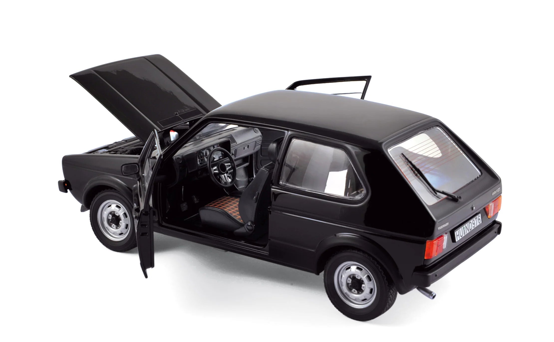 VW Golf GTI 1976 Black 1:18