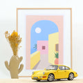 Porsche 911 Carrera 2 1992 Yellow 1:18