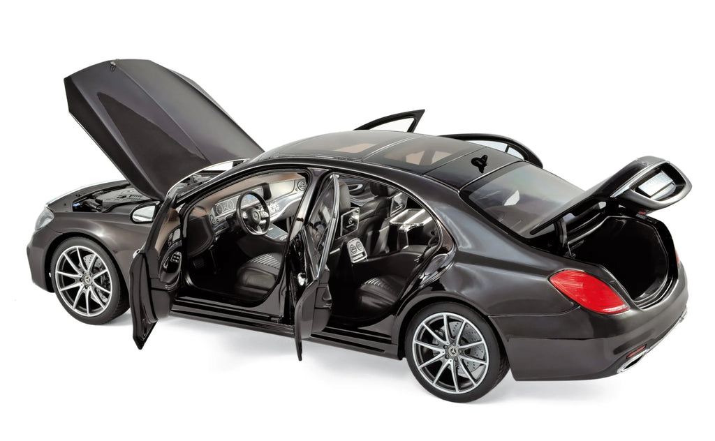 Mercedes-Benz S-Klasse AMG-Line 2018 Rubin Schwarz metallic 1:18