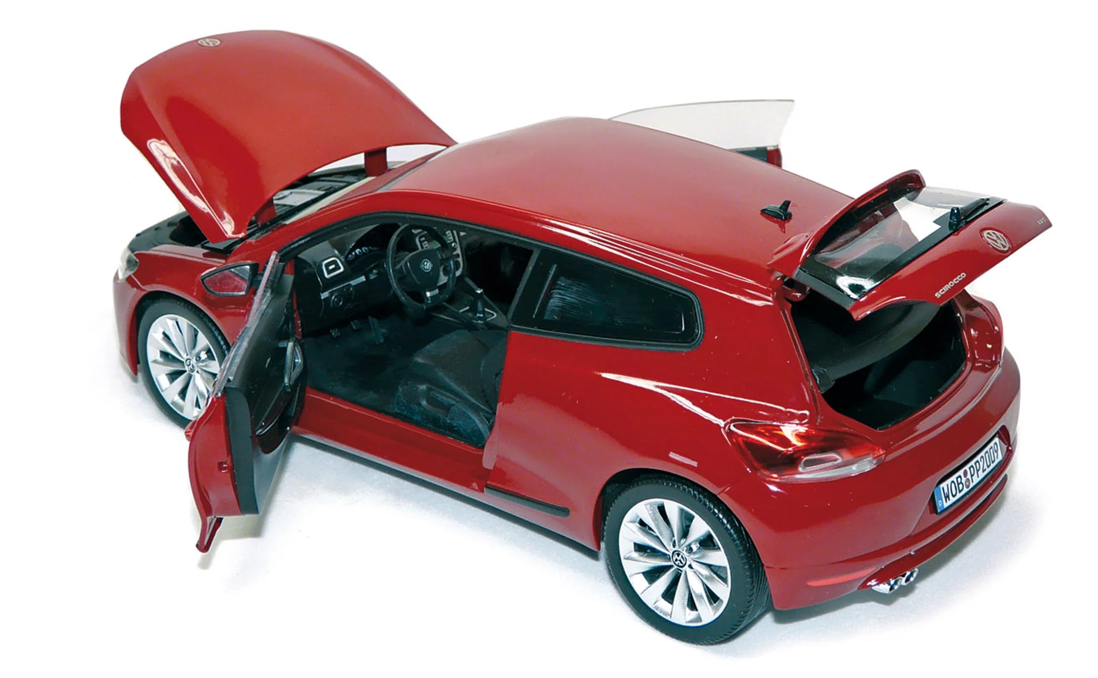 VW Scirocco 2008 Salsa Red 1:18