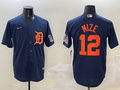 Men's Detroit Tigers Casey Mize #12 Navy Limited Player Jersey