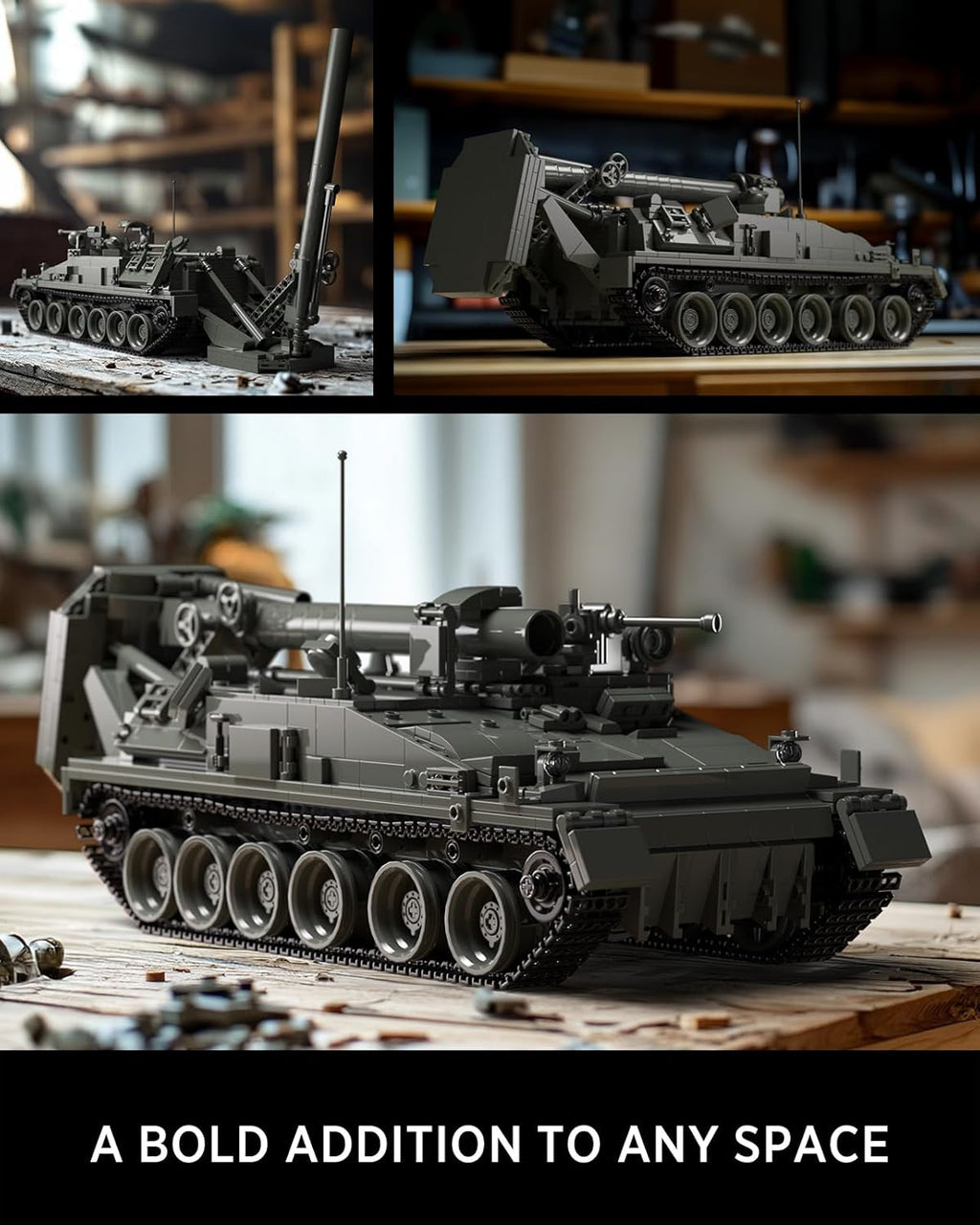 Nifeliz 2S4 Military Tank (1438PCS, NF10291)