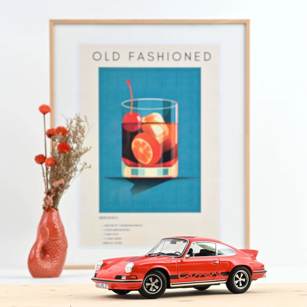 Porsche 911 RS 1973 Orange and black 1:18 - 300pcs