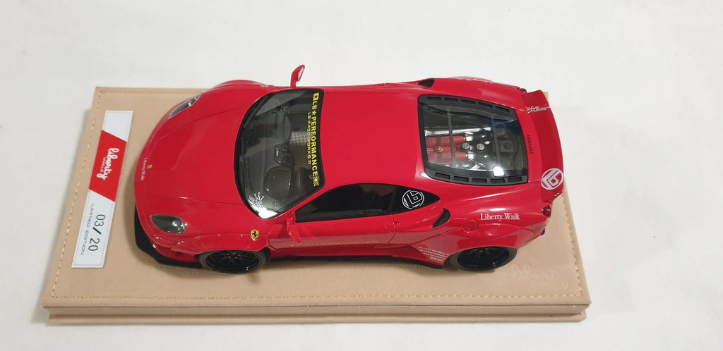 Ferrari 430 Liberty Walk LB Performance (Red, Zero Fighter) by LB Work