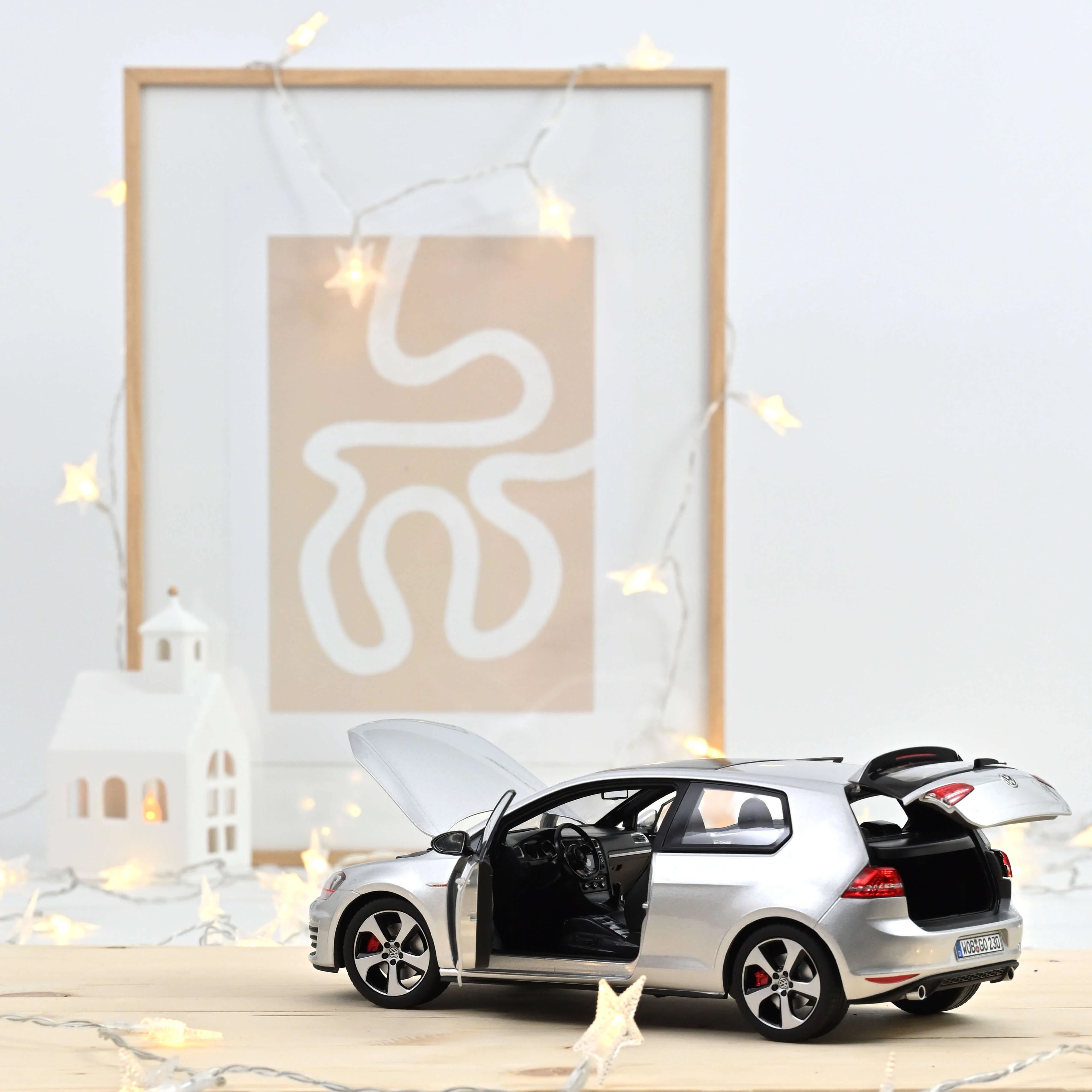 VW Golf GTI 2013 Reflex Silver 1:18