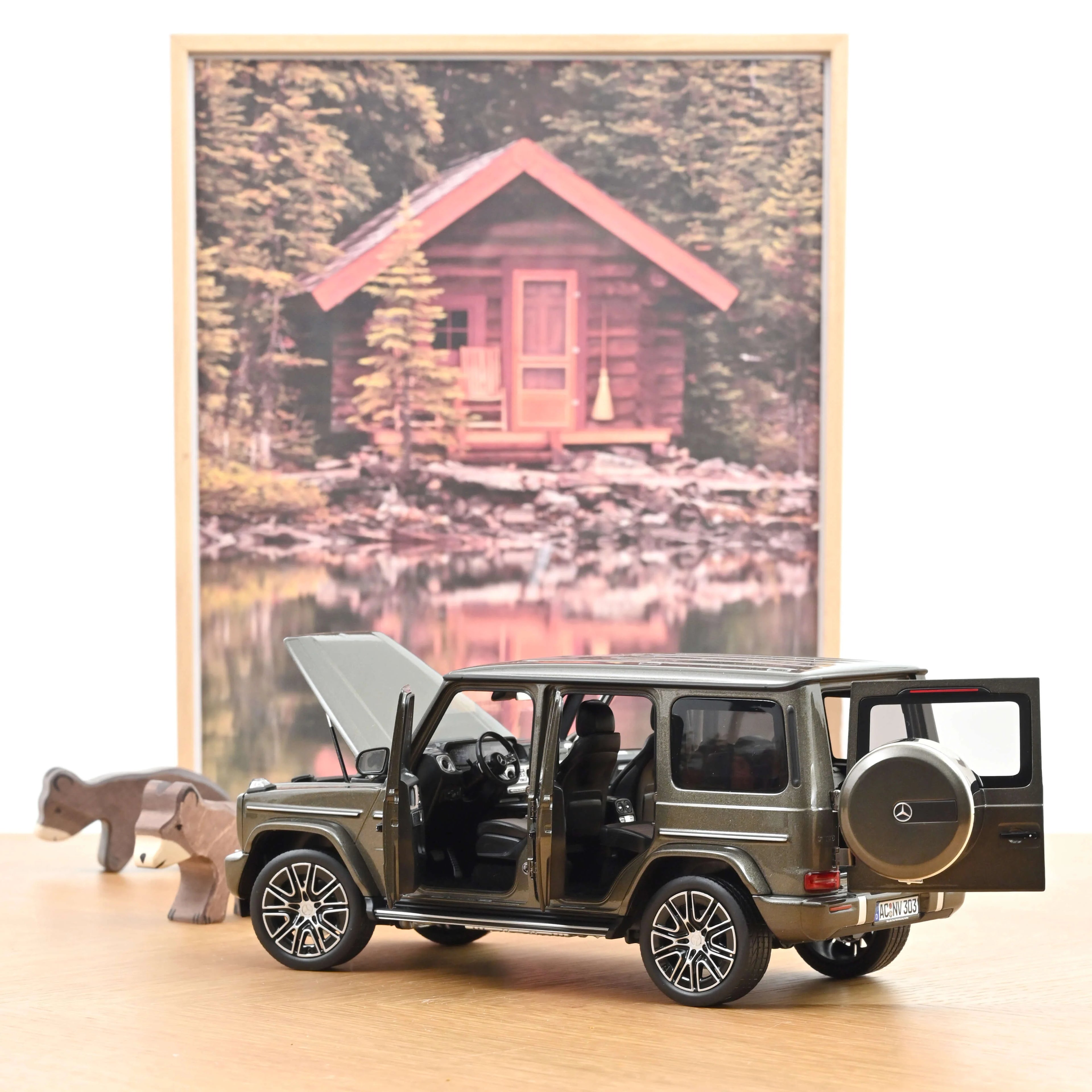 Mercedes-Benz G-Class 2024 Indium Grey 1:18
