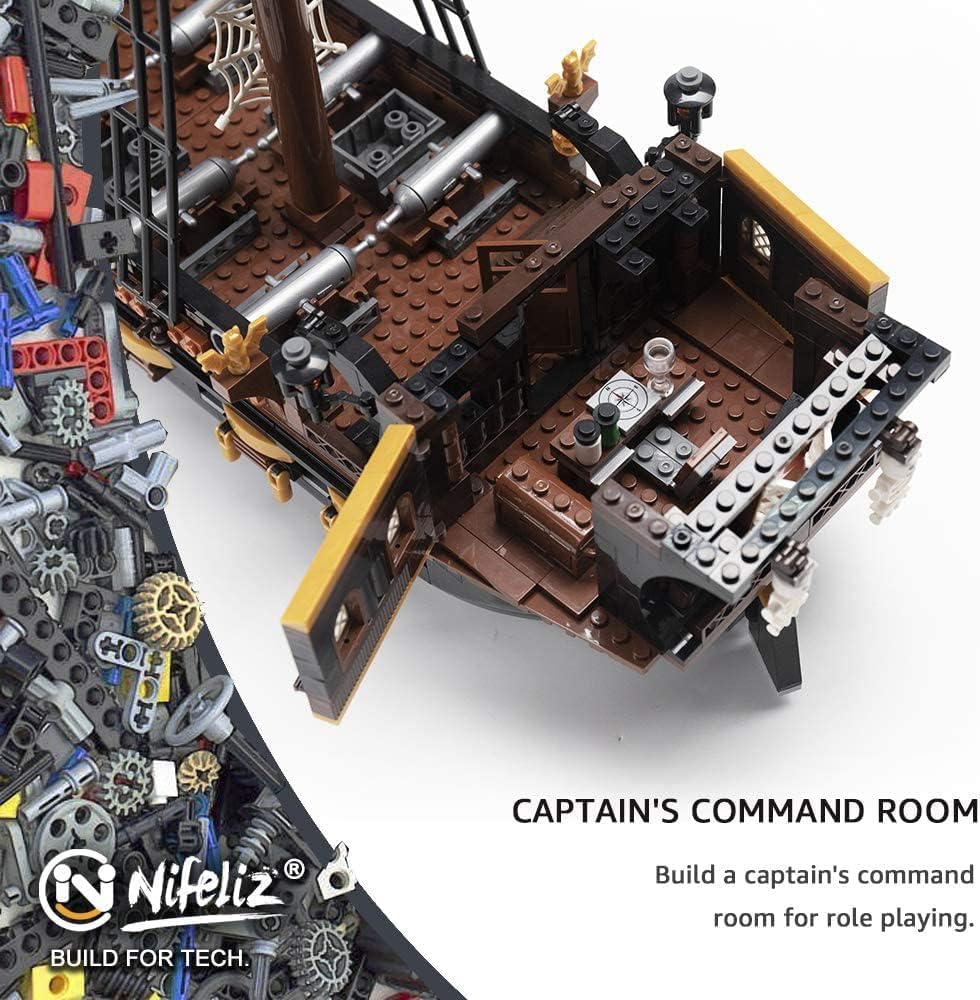 Nifeliz Black Hawk Pirates Ship (1352PCS, NF10288)