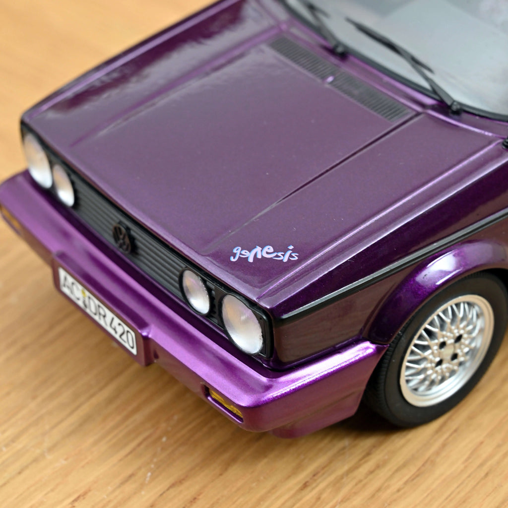 VW Golf Cabriolet 1992 Purple metallic 1:18 - 500pcs
