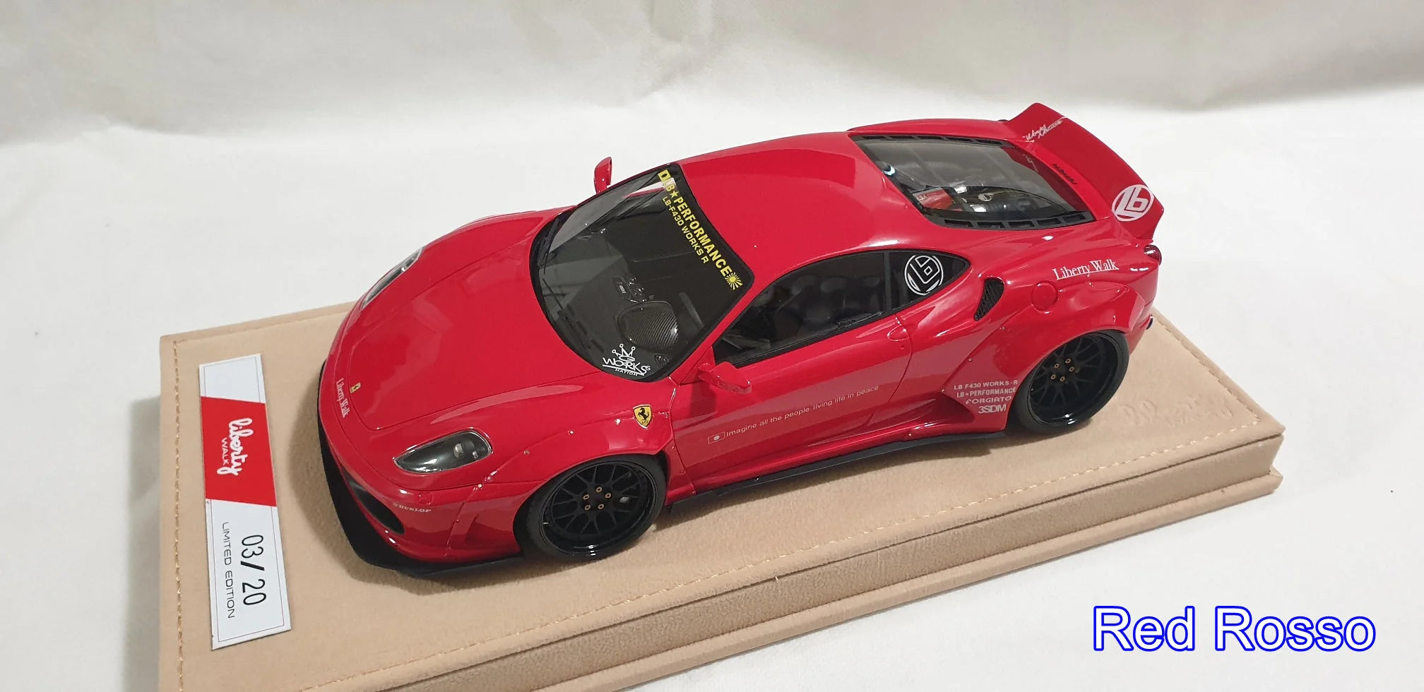 Ferrari 430 Liberty Walk LB Performance (Red, Zero Fighter) by LB Work