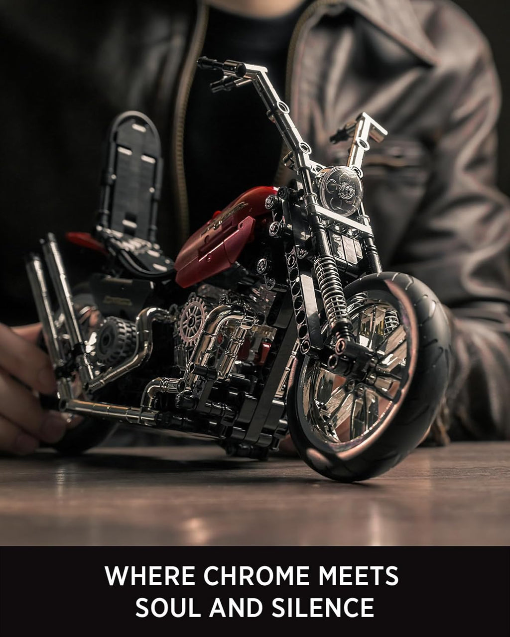 Nifeliz Chopper Motorcycle (572 PCS, NF10308)