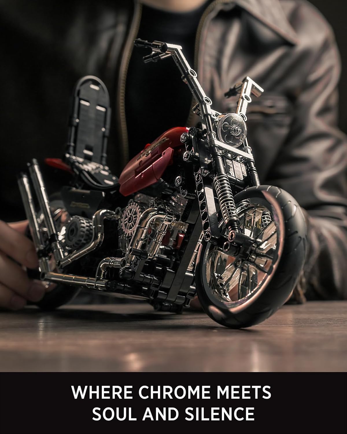 Nifeliz Chopper Motorcycle (572 PCS, NF10308)