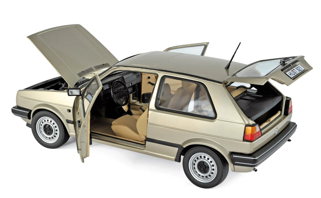 VW Golf CL 1988 Beige métallisé 1/18