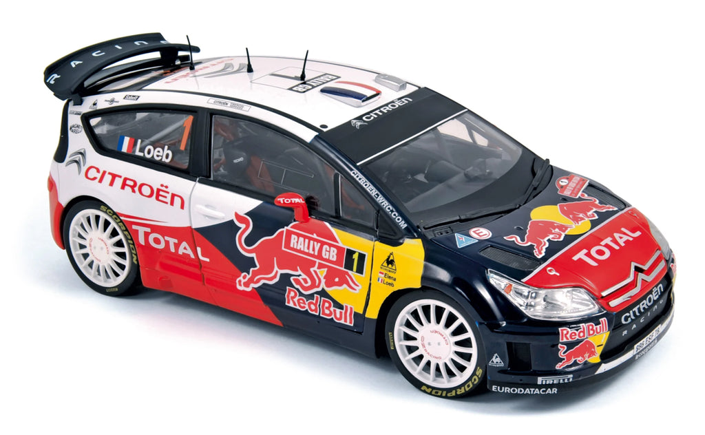 Citroën C4 WRC 2009 Wales Rally GB 1 Loeb/Elena Winner 1:18