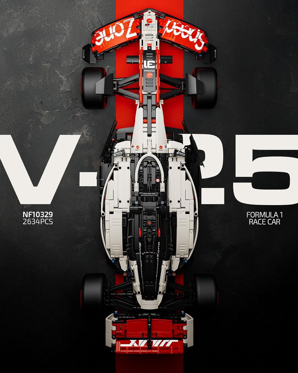 Nifeliz V25 F1 Racing Car (2634 PCS, NF10329)