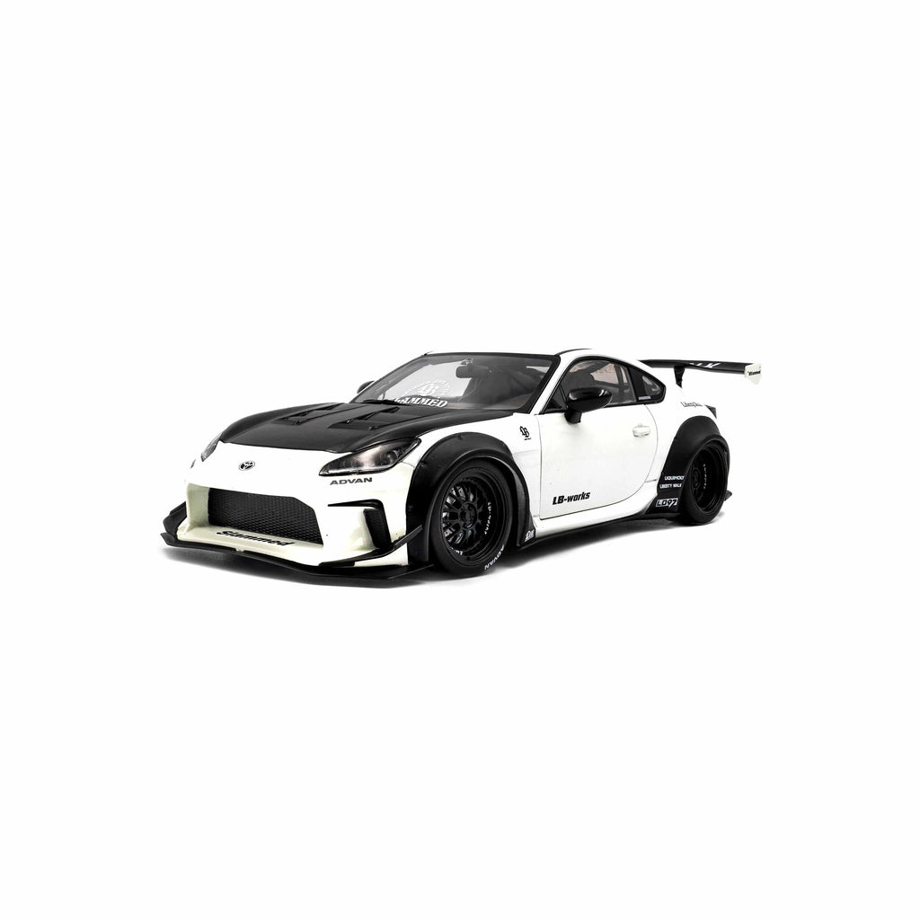 Toyota GR86 LBWK Body Kit Pearl White 1:18