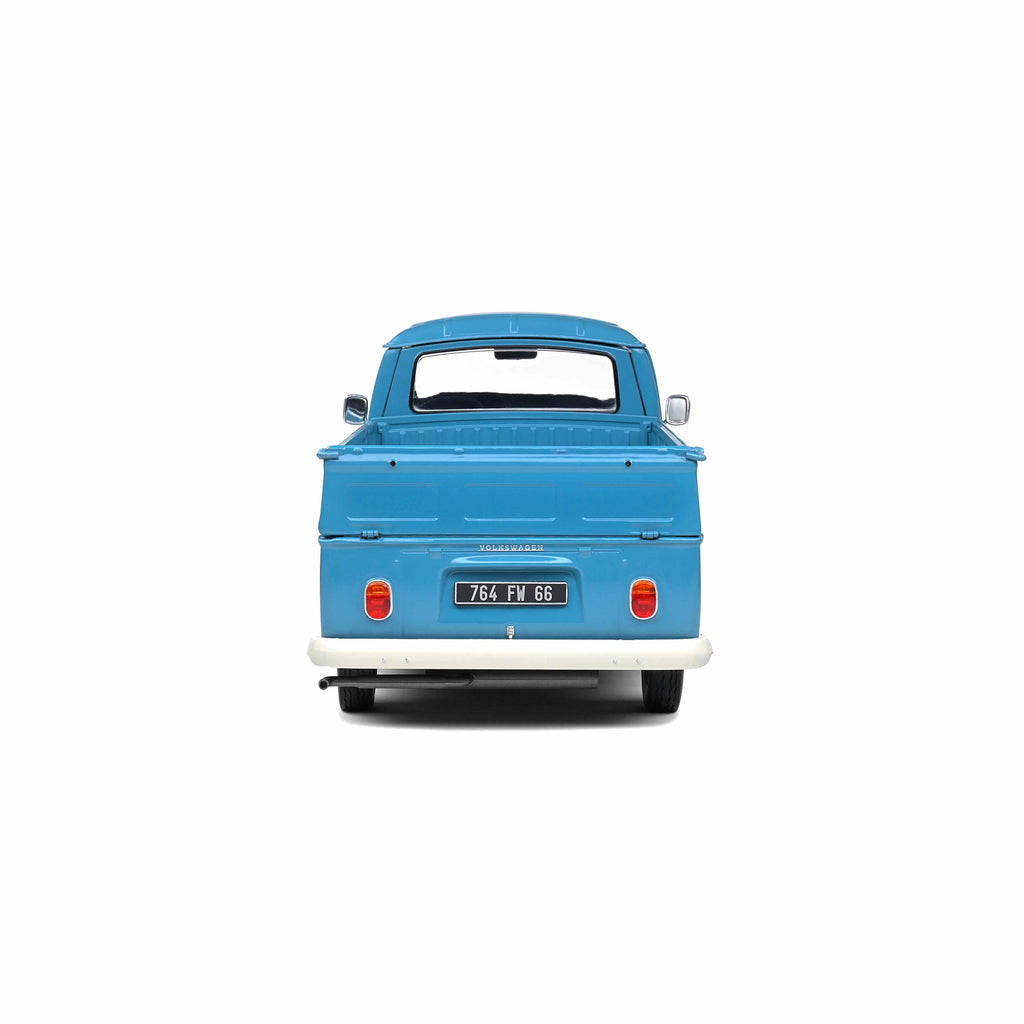 VW T2 Pick Up Bleu Essence 1968 1:18