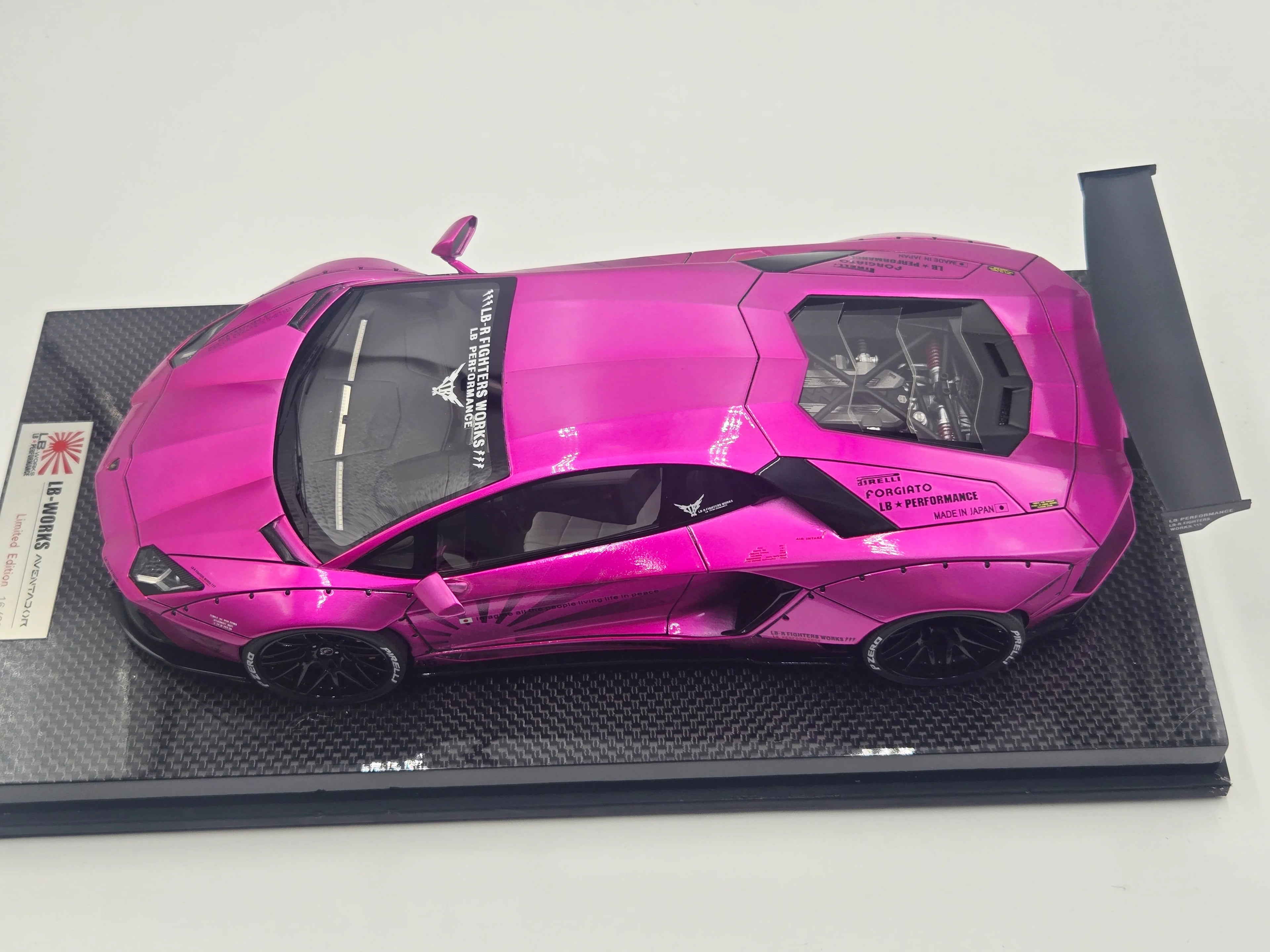 Lamborghini Aventador LP700-4 Liberty Walk Performance, Flash Pink on Carbon Base - Limited 20 pcs by LB Work