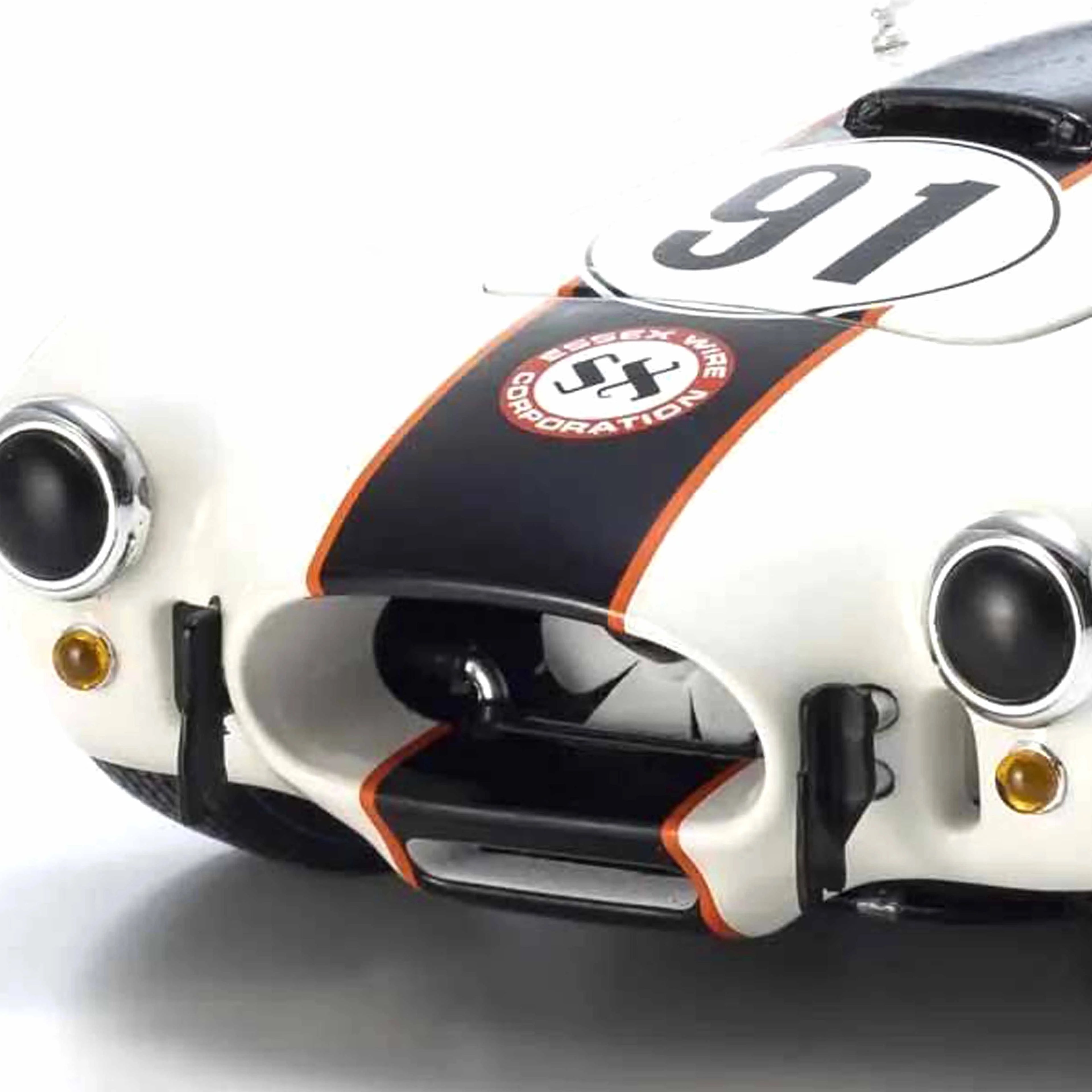 Shelby Cobra 427S/C N°91 Essex Wire Blanc/Bleu foncé 1/18